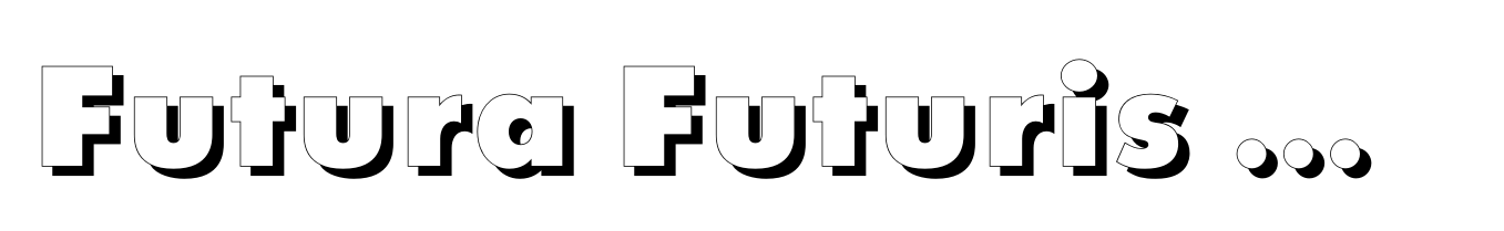 Futura Futuris Shadow Extra Bold